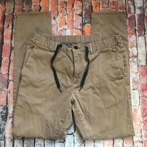 Pacsun Olive Drawstring Skinny Leg Pants Medium